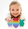 3Pack Easter Bunny Carrot Pop Bubble Fidget Sensory Toys,Puzzle Popper Toy Pack,Great Gifts for Kids Boys and Girls Birthday Party Stocking Easter Basket Stuffers